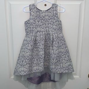 OshKosh/Genuine Kids, 2T, Gorgeous Lavender & Ivory  Sparkling, Hi Low Dress